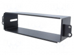 Radio mounting frame | Daewoo | 1 DIN | black