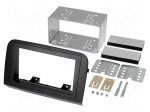 Radio mounting frame | Fiat | 2 DIN | black