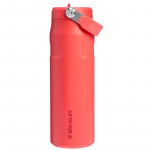 Stanley The IceFlow Bottle Flip Thermos bottle with straw 2.0 0.7L Coral red-orange