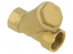 Y-strainer | 3/4" | -15&divide;120&deg;C | brass | Filter: mesh