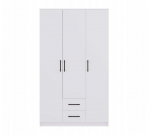 ROMANA wardrobe 120x205 White without mirror