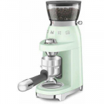 Smeg CGF03PGEU 50&rsquo;s Style Coffee Grinder Pastel green
