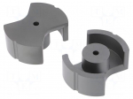 Core: ferrite | PM | Mat: N27 | 9200nH | 140g | 62000mm3 | 570mm2 | Pcs: 2