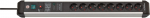 Brennenstuhl 1391010800 power extension 3 m 8 AC outlet(s) Indoor Black, Silver