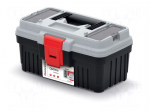 Chest | tool case | black-grey | polymer | OPTIMA | 296x178x153mm | 10kg