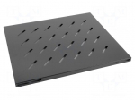 Shelf | 1U | grey | Standard: 19" | rack shelf
