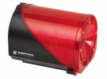 Signaller: lighting-sound | 230VAC | siren,flashing light | LED | red