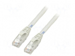 Patch cord | U/UTP | Cat 6 | RJ45 plug,both sides | stranded | Cu | 1m