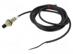 Sensor: inductive | OUT: PNP / NO | 0&divide;6.4mm | 10&divide;30VDC | M12 | 2m | IP67G