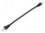 Patch cord | S/FTP | Cat 6a | RJ45 plug,both sides | stranded | Cu
