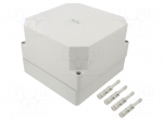 Enclosure: multipurpose | X: 180mm | Y: 182mm | Z: 137mm | TK PC | grey