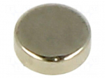 Magnet: permanent | NdFeB | 1N | &Oslash;: 3mm | H: 1mm | Plating: nickel | disk