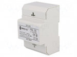 Power supply: transformer type | non-stabilised | 22W | 24VDC | 0.9A