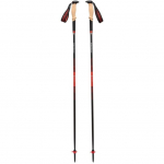 Black Diamond Trekking Poles Pursuit Carbon Z, Fitness Equipment anthracite/orange, 1 pair, 130 cm