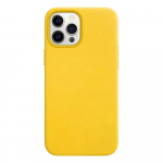 Fusion eco leather aizsargapvalks Apple iPhone 12 | 12 Pro dzeltens