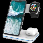 CANYON wireless charger WS-303 15W 3in1 White