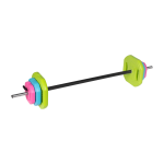 Spordiks ja aktiivseks puhkuseks // Spordikaubad ja varustus // Sztanga składana z obciążeniem bitumicznym, gryf 140cm,  zestaw treningowy 20kg, REBEL ACTIVE