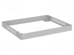 Cabinet socle | L: 1000mm | W: 800mm | H: 100mm | steel | Standard: 19"
