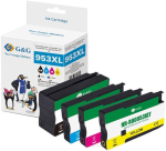 Tindi komplekt G&G 4 tk HP 953XL/ 3HZ52A BK/C/M/Y tindiprinterile