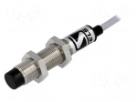 Sensor: inductive | Output conf: PNP / NO | 0&divide;4mm | 10&divide;30VDC | M12