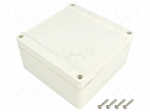 Enclosure: multipurpose | X: 120mm | Y: 120mm | Z: 60mm | 1555 | ABS | grey