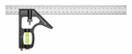 Joonlaud ruudu ja tasemega, alumiinium 300 mm