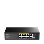 Komutators FS1010P 8-port 10/100Mbps PoE+