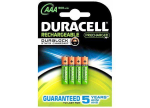 Battery Duracell Rechargeable 800mAh HR03 AAA (LR03), 4-pack