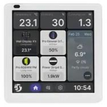Shelly &middot; Unterputz &middot; "Wall Display X1i Silver" &middot; Smart Home Steuerzentrale &middot; 4" &middot; WLAN &middot; BT &middot; silber