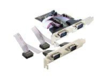 Delock PCI Express Karta > 4x Szeregowy port  - do laptopa