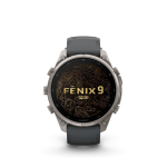 Smart watches Garmin Fenix 9 Pro &ndash; 47mm\nTitanium with Graphite/Black Silicone Band