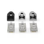 RJ45 savienojums CAT6 FTP Cietie / savīti kabeļi 10gab.