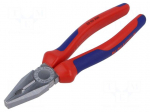 Pliers | universal | 200mm | for bending, gripping and cutting