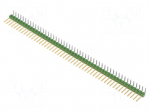 Pin header | pin strips | male | PIN: 50 | angled 90&deg; | 2.54mm | THT | 1x50