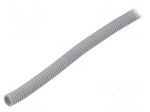 Protective tube | &Oslash;Braid : 16mm | grey | L: 50m | -5&divide;60&deg;C | &Oslash;int: 11mm