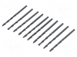 Drill bit | for metal | &Oslash;: 3mm | L: 61mm | HSS | Working part len: 33mm
