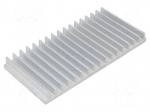 Heatsink: extruded | grilled | L: 70mm | W: 150mm | H: 15mm | 2.5K/W