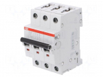 Circuit breaker | 400VAC | Inom: 13A | Poles: 3 | DIN | Charact: C | 6kA