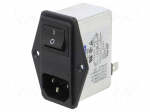 Connector: AC supply | socket | male | 4A | 250VAC | IEC 60320 | -25&divide;85&deg;C