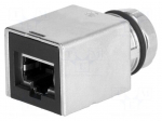 Adapter | RJ45 socket,M12 female X coded | X code-ProfiNET