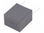 Capacitor: polypropylene | X2 | 10uF | 37.5mm | &plusmn;10% | 41.5x45x30mm