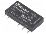 Relay: electromagnetic | SPDT | Ucoil: 24VDC | 6A/250VAC | 6A/30VDC
