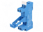 Socket | 10A | 250VAC | Mounting: DIN | Leads: screw terminals | IP20