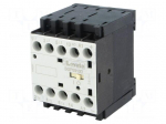 Contactor: 3-pole | NO x3 | Auxiliary contacts: NO | 24VDC | 9A | DIN | BG