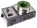 Device: soldering pot | 200W | 150&divide;450&deg;C | 36mm | 230VAC | Plug: EU