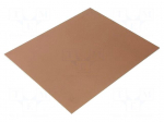 Laminate | aluminium | 1.5mm | L: 305mm | W: 255mm | Coating: copper