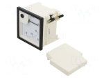 Voltmeter | analogue | on panel | VDC: 0&divide;30V | Class: 1,5 | 72x72mm