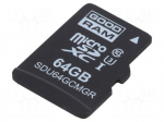 Memory card | industrial | MLC,SD Micro | 64GB | UHS I U1 | 0&divide;70&deg;C