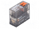 Relay: electromagnetic | DPDT | Ucoil: 115VAC | 8A/250VAC | 8A/24VDC