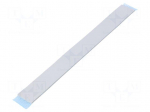 Tape: heat transfer | W: 20mm | L: 200mm | Thk: 2mm | 1W/mK | silicone